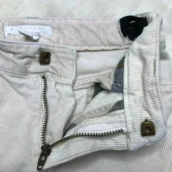 Burberry Corduroy Pants Cream  Size 3T - Picture 7 of 16